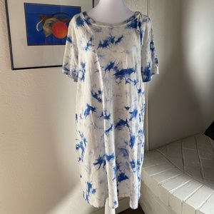 Tie Die T-Shirt Dress